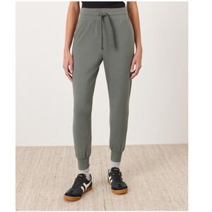 Pact Organic Cotton Joggers Womens XL Army Green Drawstring Sweatpants XL